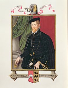 Portret van Sir Nicholas Throckmorton (1515-71)